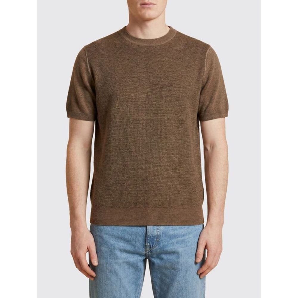Canali Sweater Men Brown